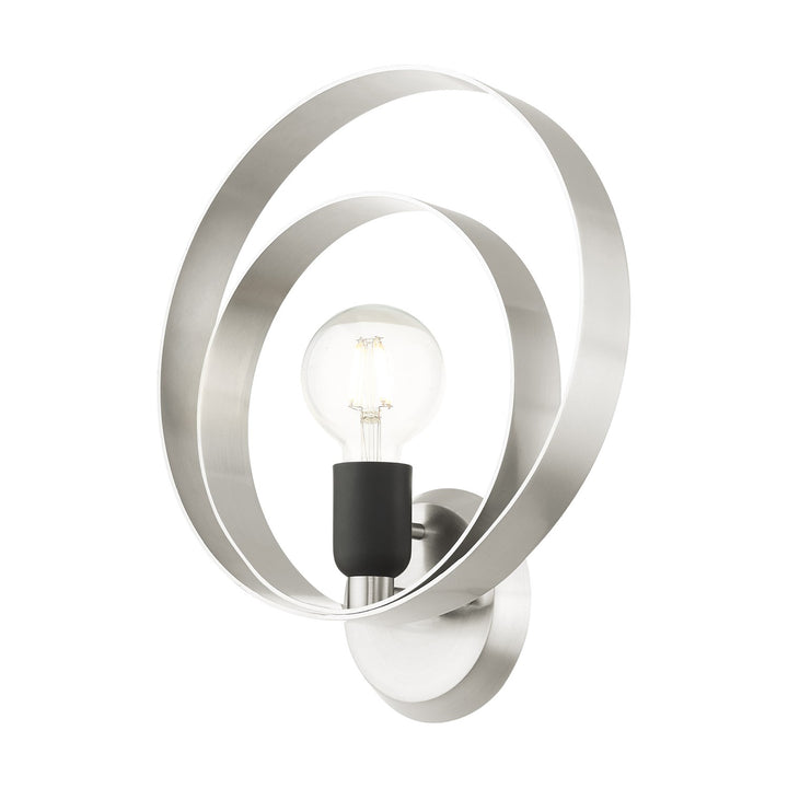1 Light Brushed Nickel Ada Single Sconce