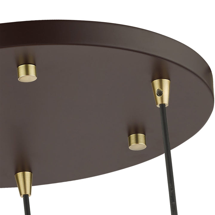 3 Light Bronze Pendant