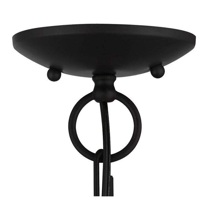 4 Light Black Chandelier