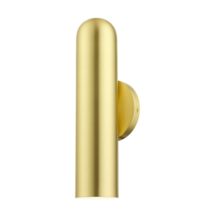 1 Light Satin Brass Ada Single Sconce by Livex Lighting