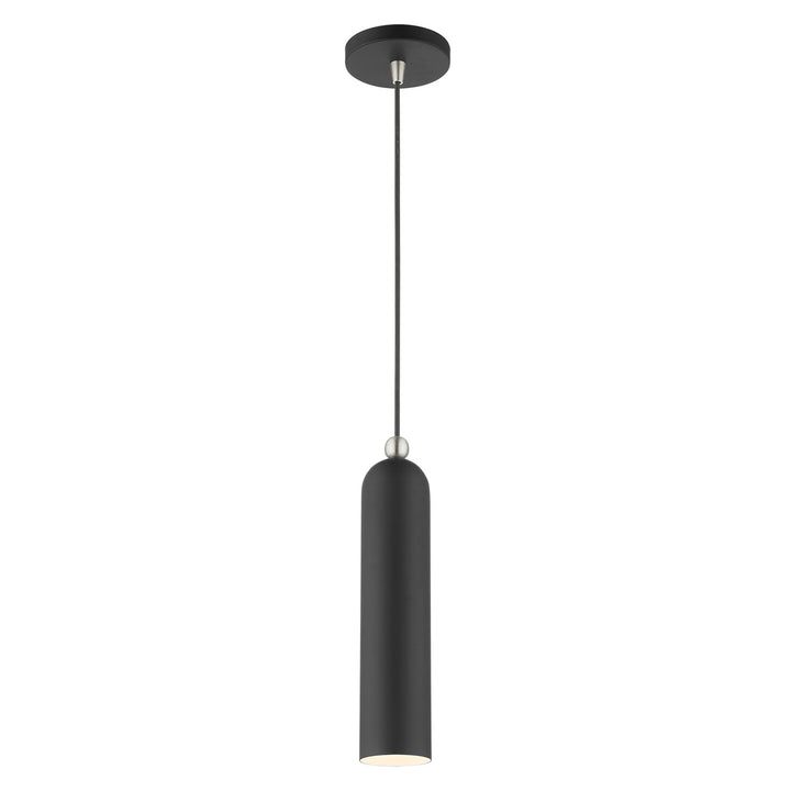 1 Light Black Pendant