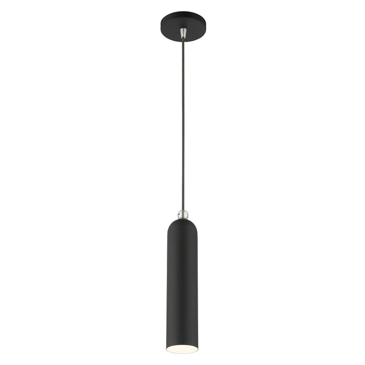 1 Light Black Pendant