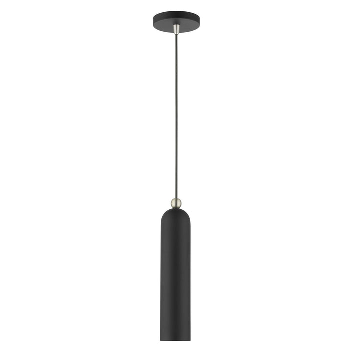 1 Light Black Pendant