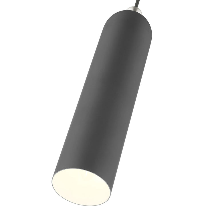 1 Light Scandinavian Gray Pendant