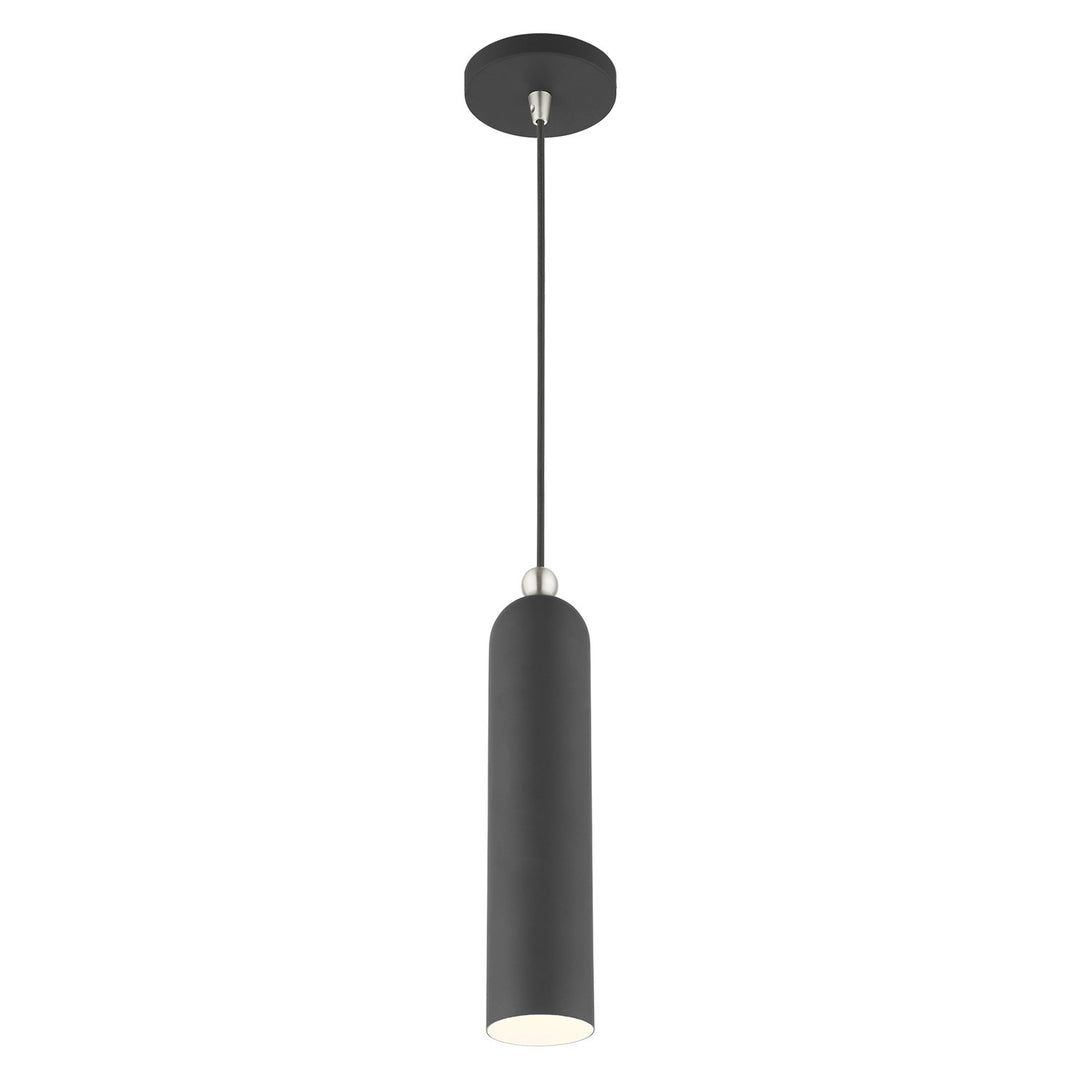 1 Light Scandinavian Gray Pendant