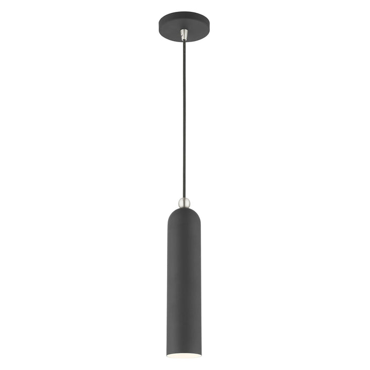 1 Light Scandinavian Gray Pendant