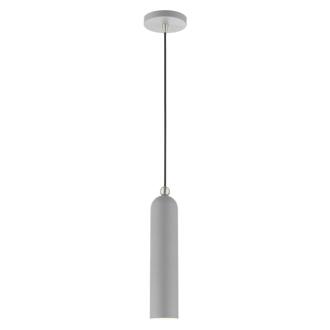 1 Light Nordic Gray Pendant by Livex Lighting