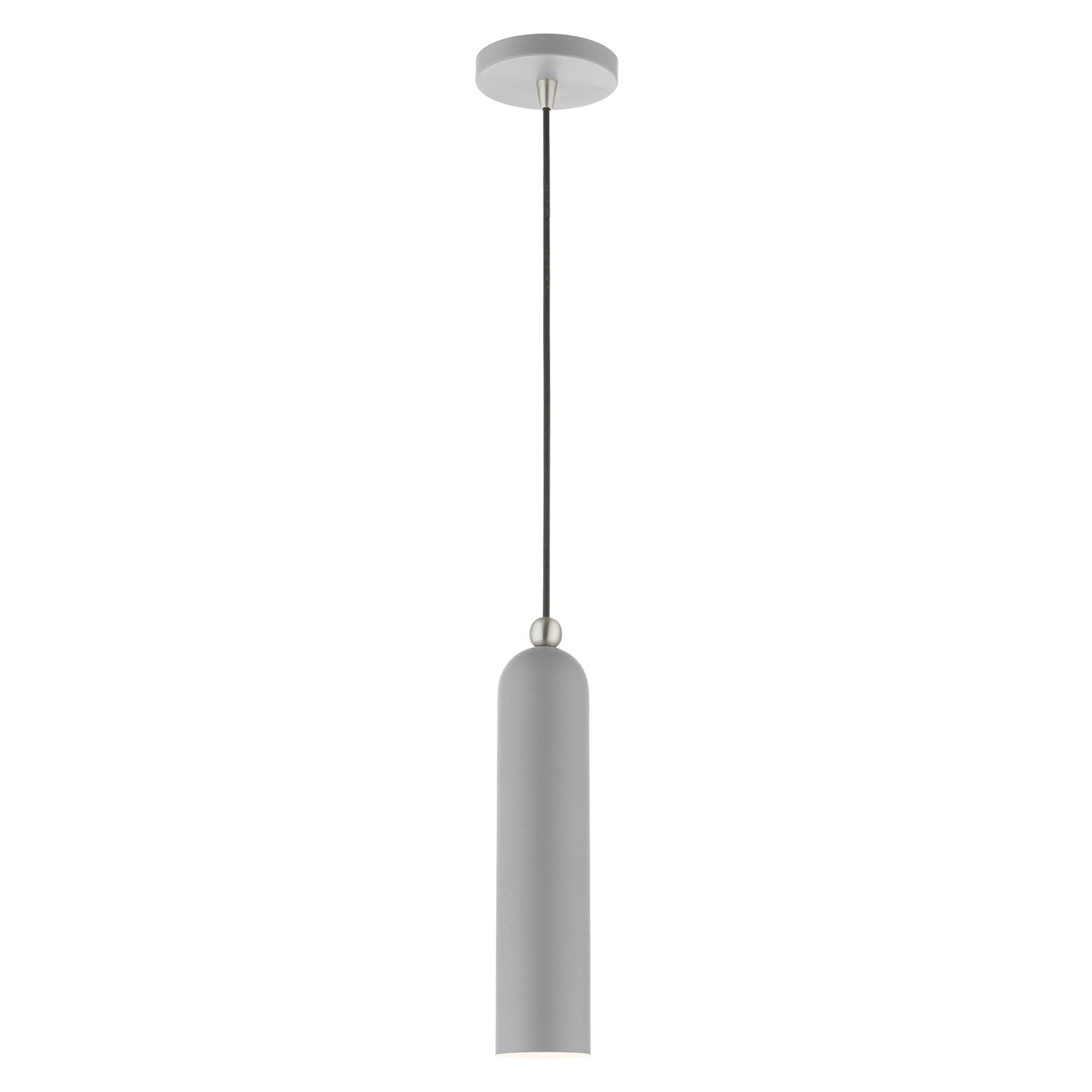 1 Light Nordic Gray Pendant by Livex Lighting