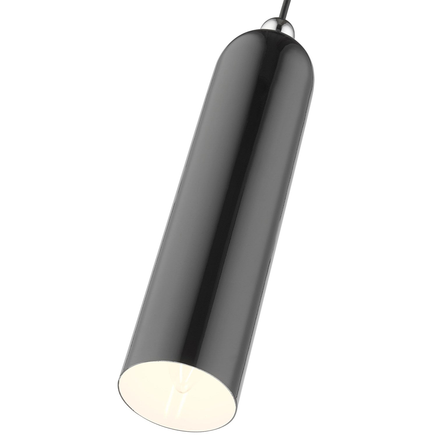 1 Light Shiny Dark Gray Pendant