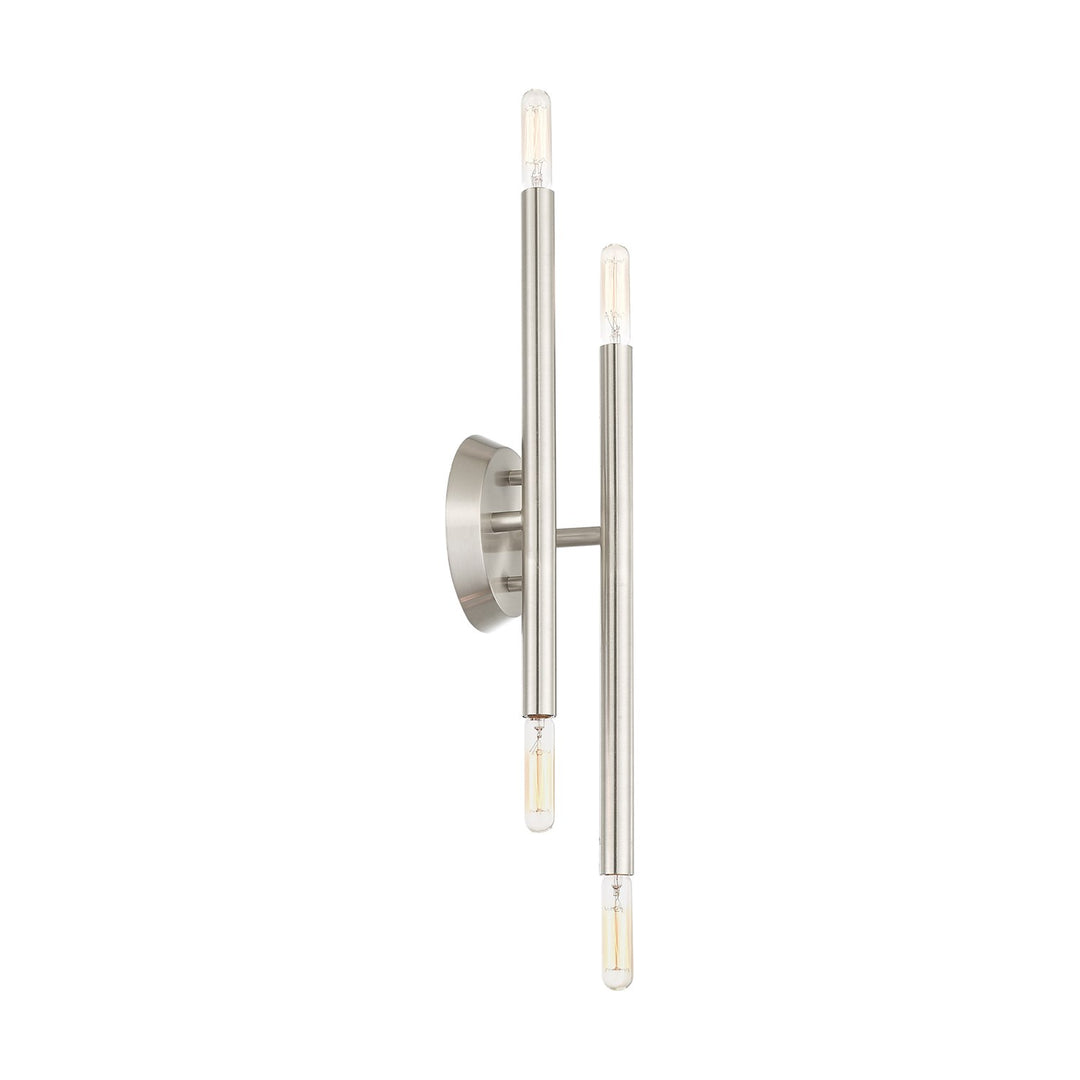 4 Light Brushed Nickel Ada Wall Sconce