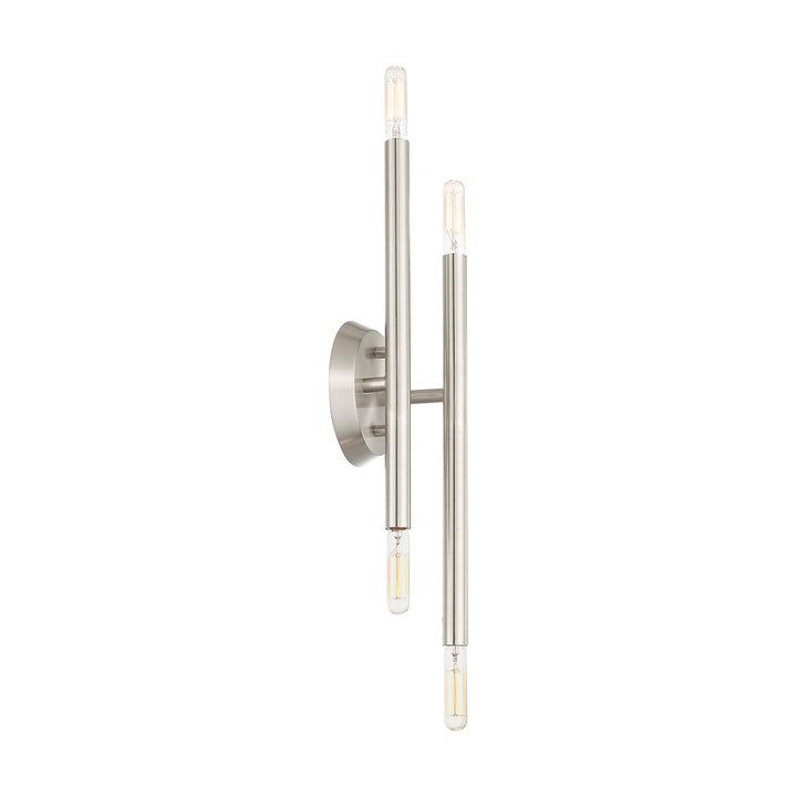 4 Light Brushed Nickel Ada Wall Sconce