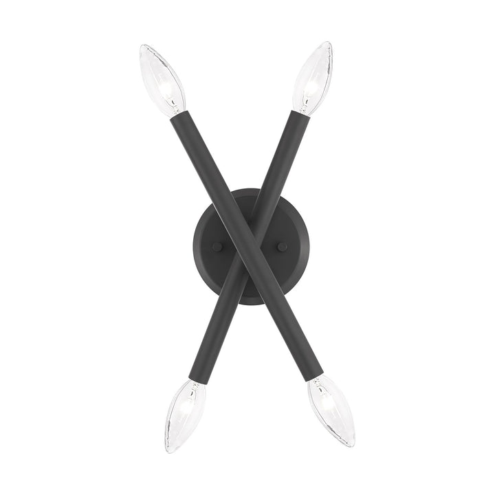 4 Light Scandinavian Gray Ada Wall Sconce