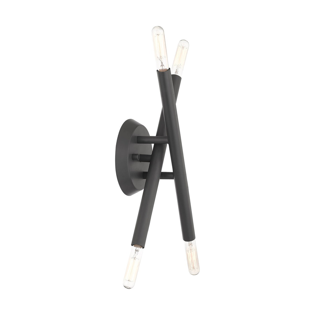 4 Light Scandinavian Gray Ada Wall Sconce