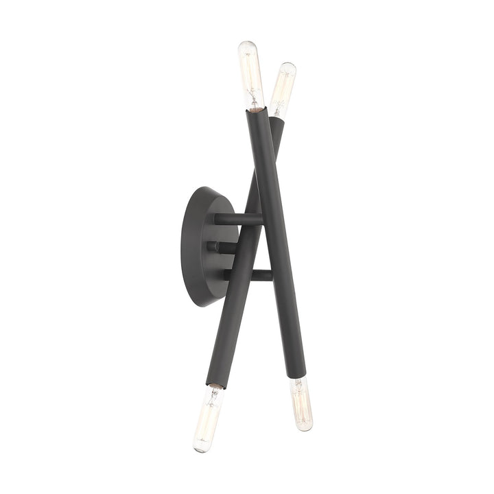 4 Light Scandinavian Gray Ada Wall Sconce