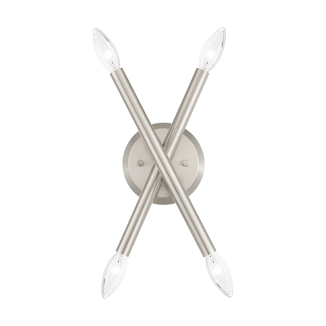 4 Light Brushed Nickel Ada Wall Sconce