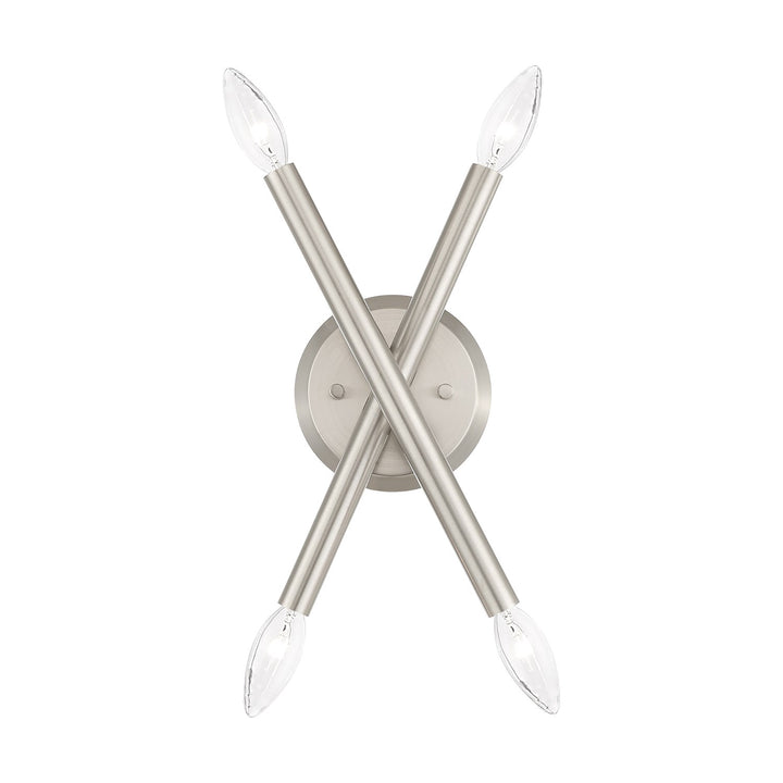 4 Light Brushed Nickel Ada Wall Sconce