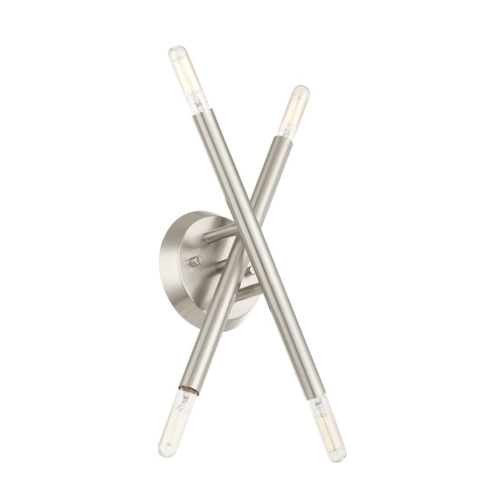 4 Light Brushed Nickel Ada Wall Sconce