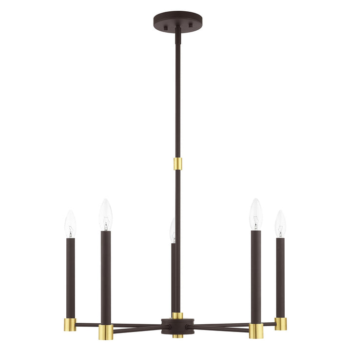 5 Light Bronze Chandelier