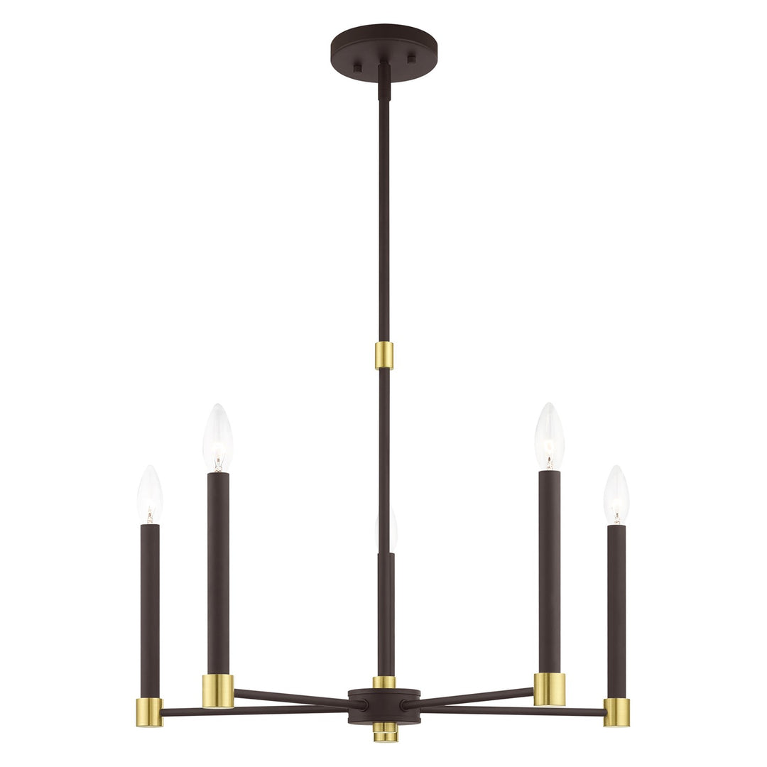 5 Light Bronze Chandelier