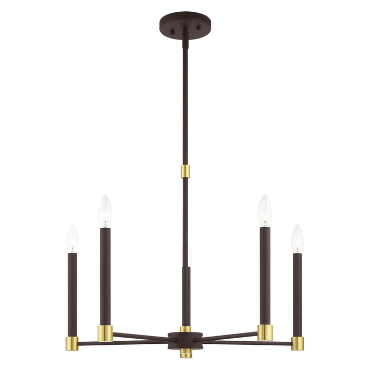 5 Light Bronze Chandelier