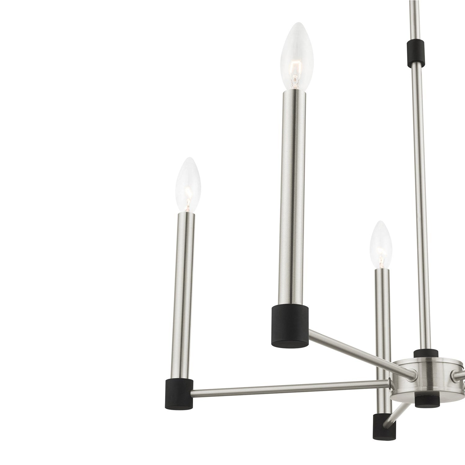 5 Light Brushed Nickel Chandelier