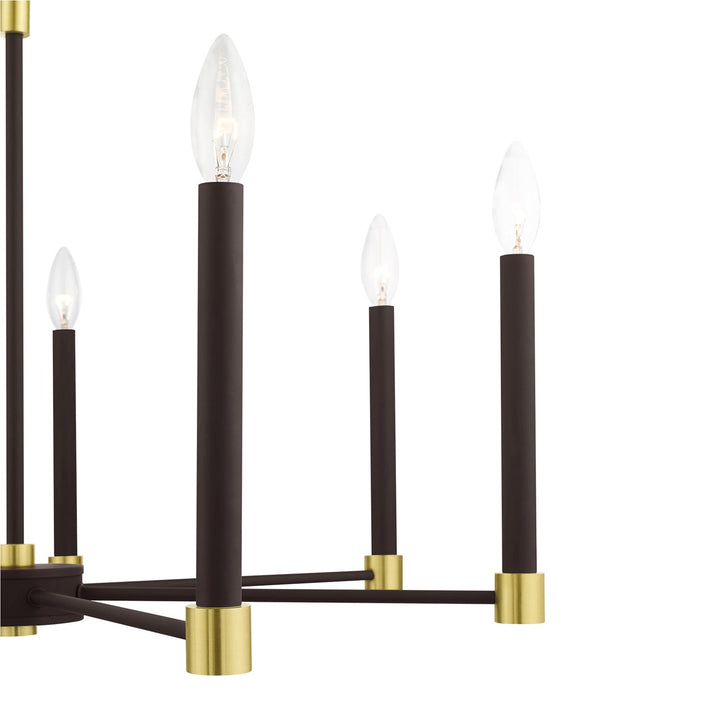 7 Light Bronze Chandelier