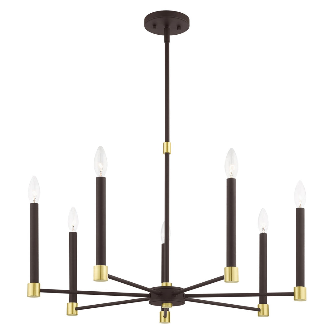 7 Light Bronze Chandelier
