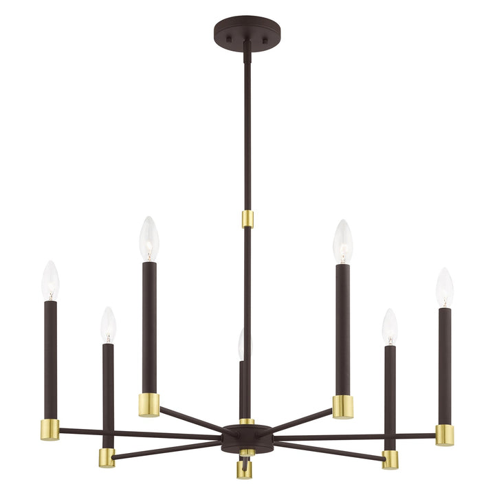 7 Light Bronze Chandelier