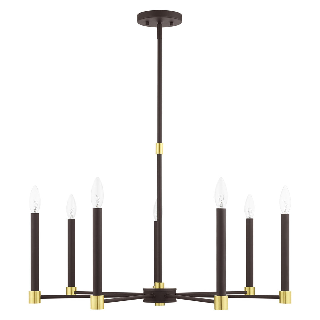 7 Light Bronze Chandelier