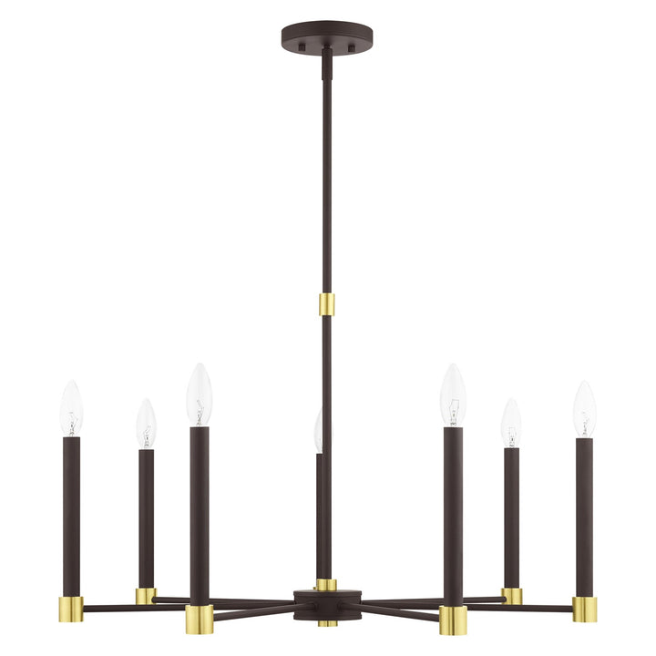 7 Light Bronze Chandelier
