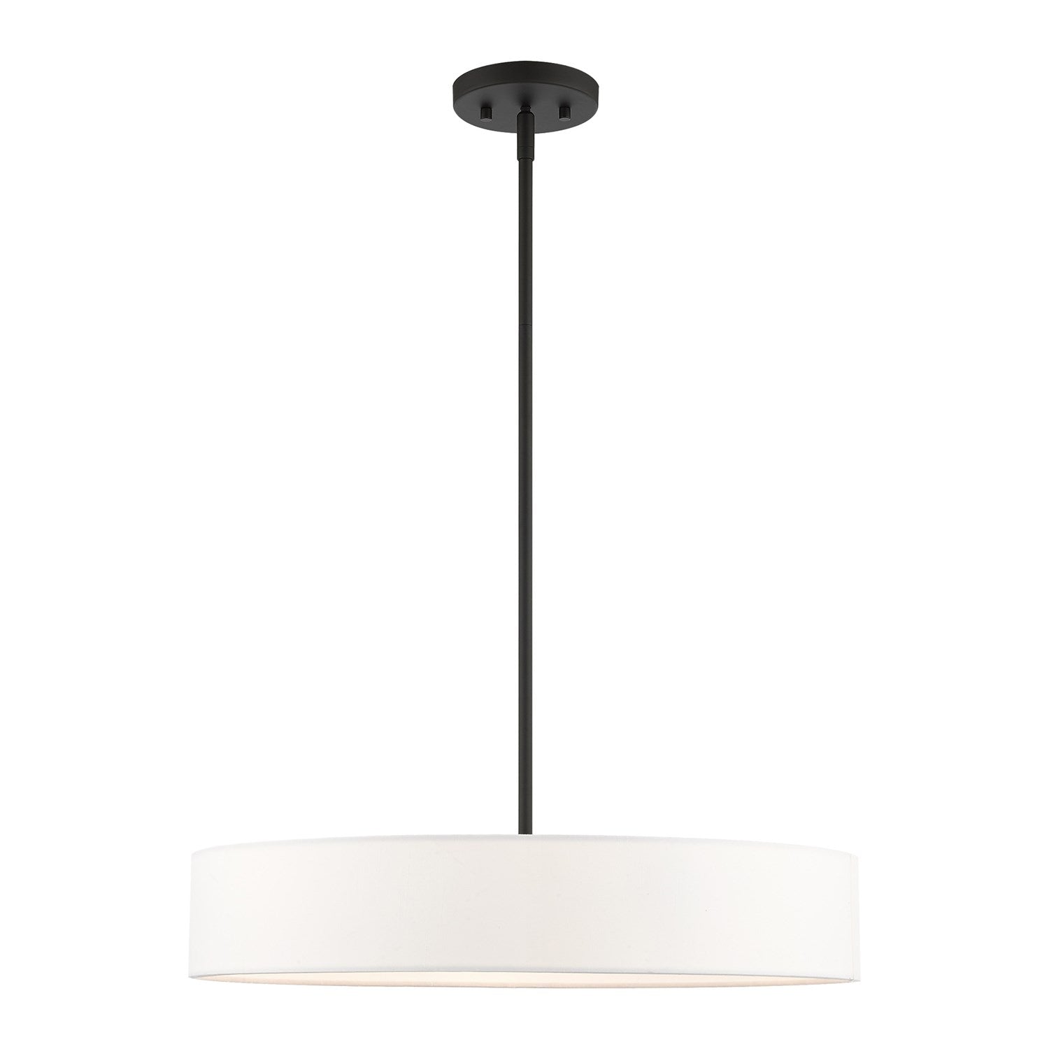 4 Light Black Chandelier by Livex Lighting