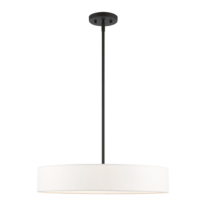4 Light Black Chandelier by Livex Lighting