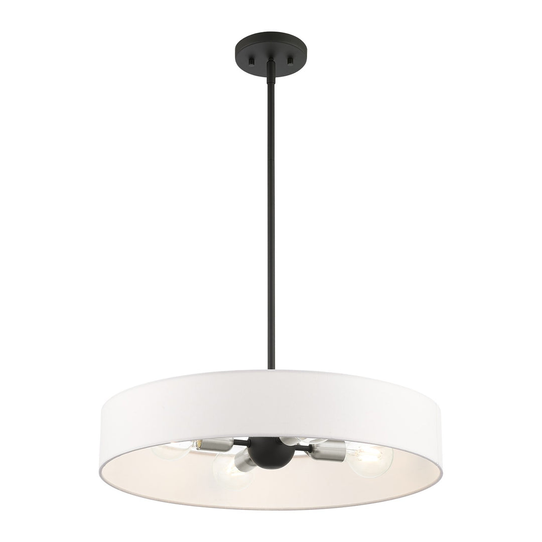 4 Light Black Chandelier