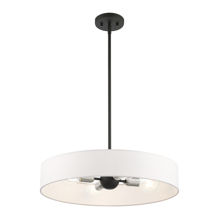 4 Light Black Chandelier