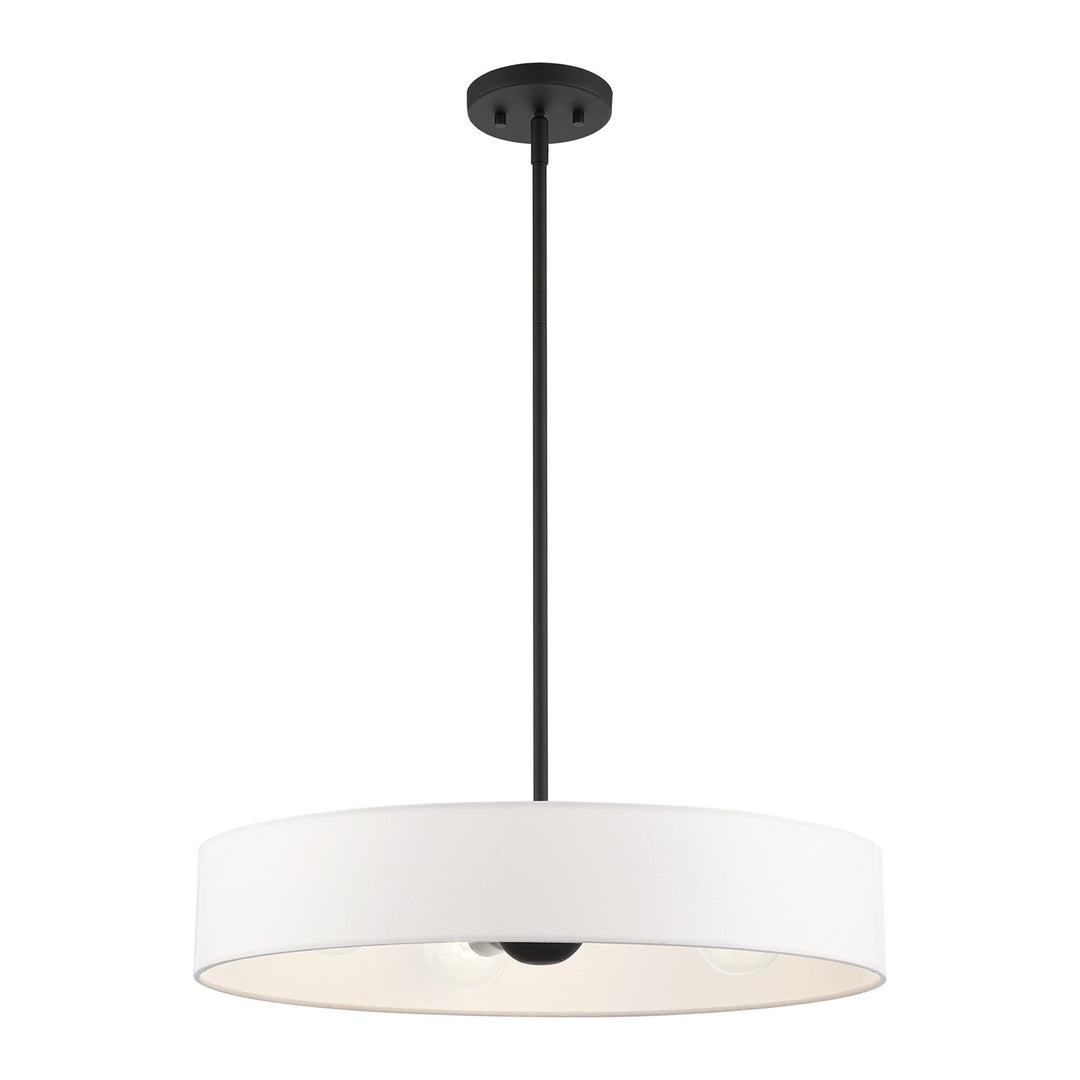 4 Light Black Chandelier