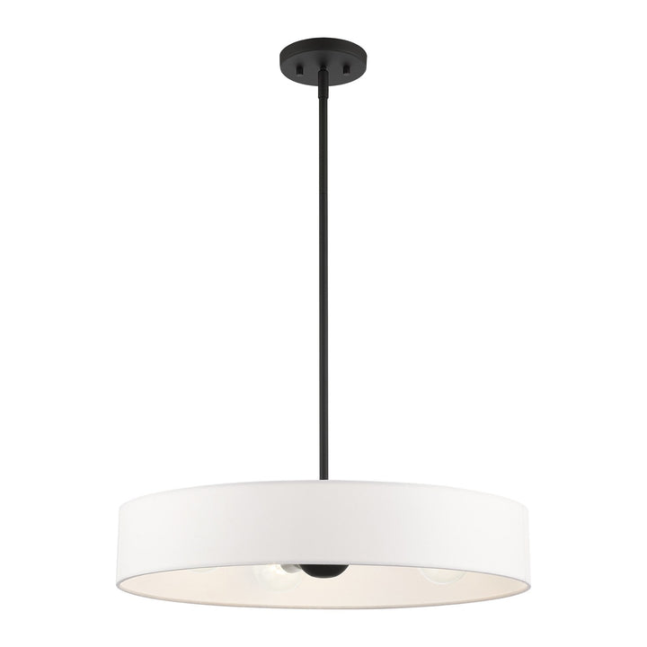 4 Light Black Chandelier