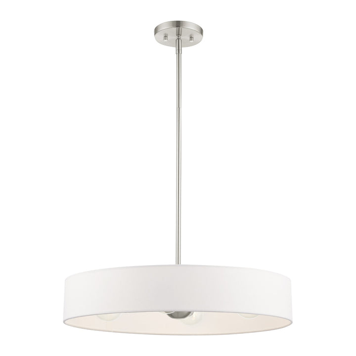 4 Light Brushed Nickel Chandelier