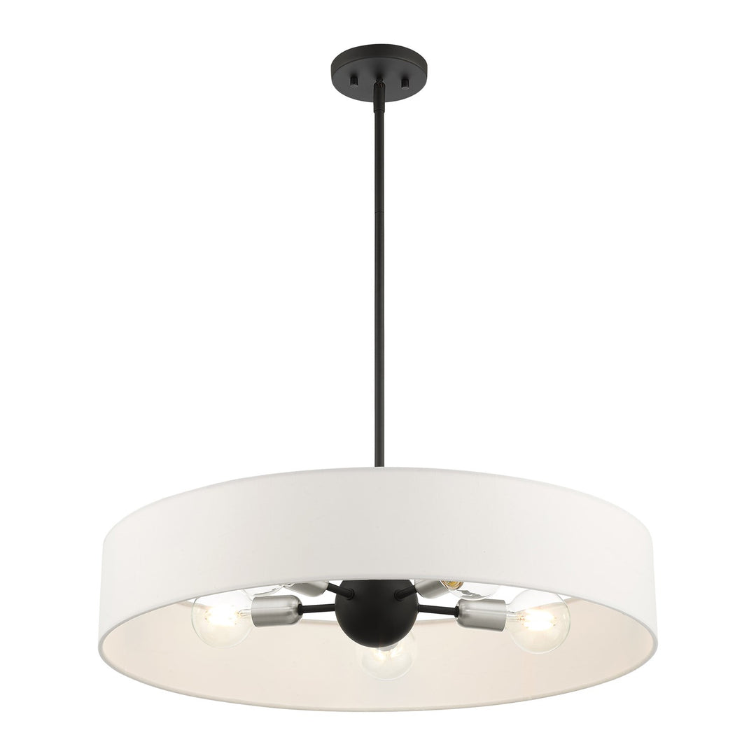 5 Light Black Chandelier