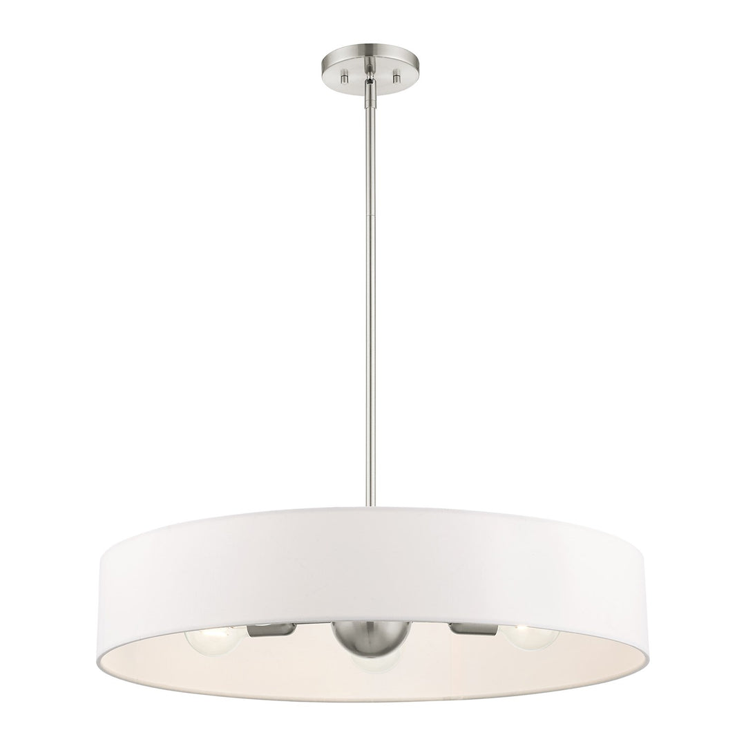 5 Light Brushed Nickel Chandelier