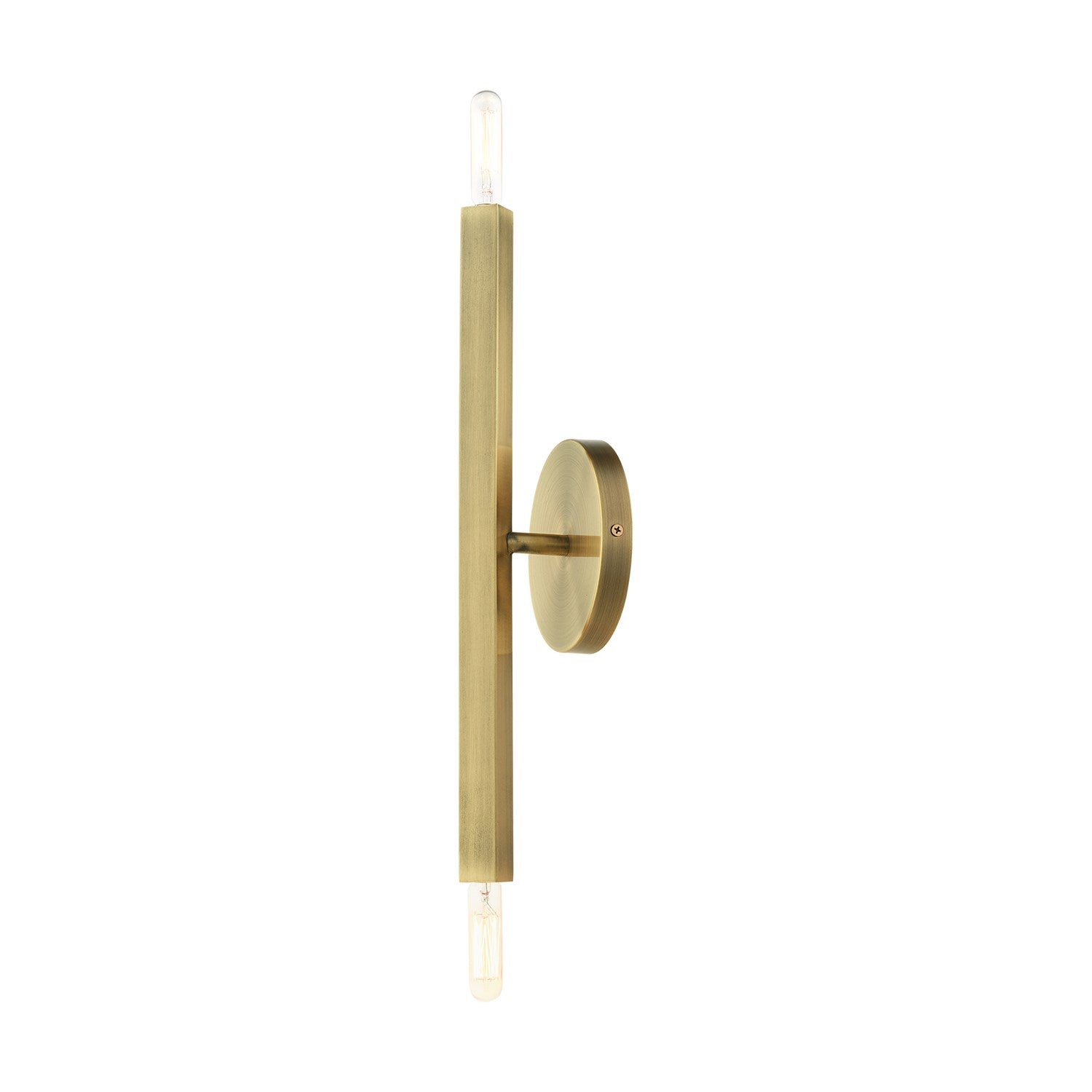 2 Light Antique Brass Ada Sconce