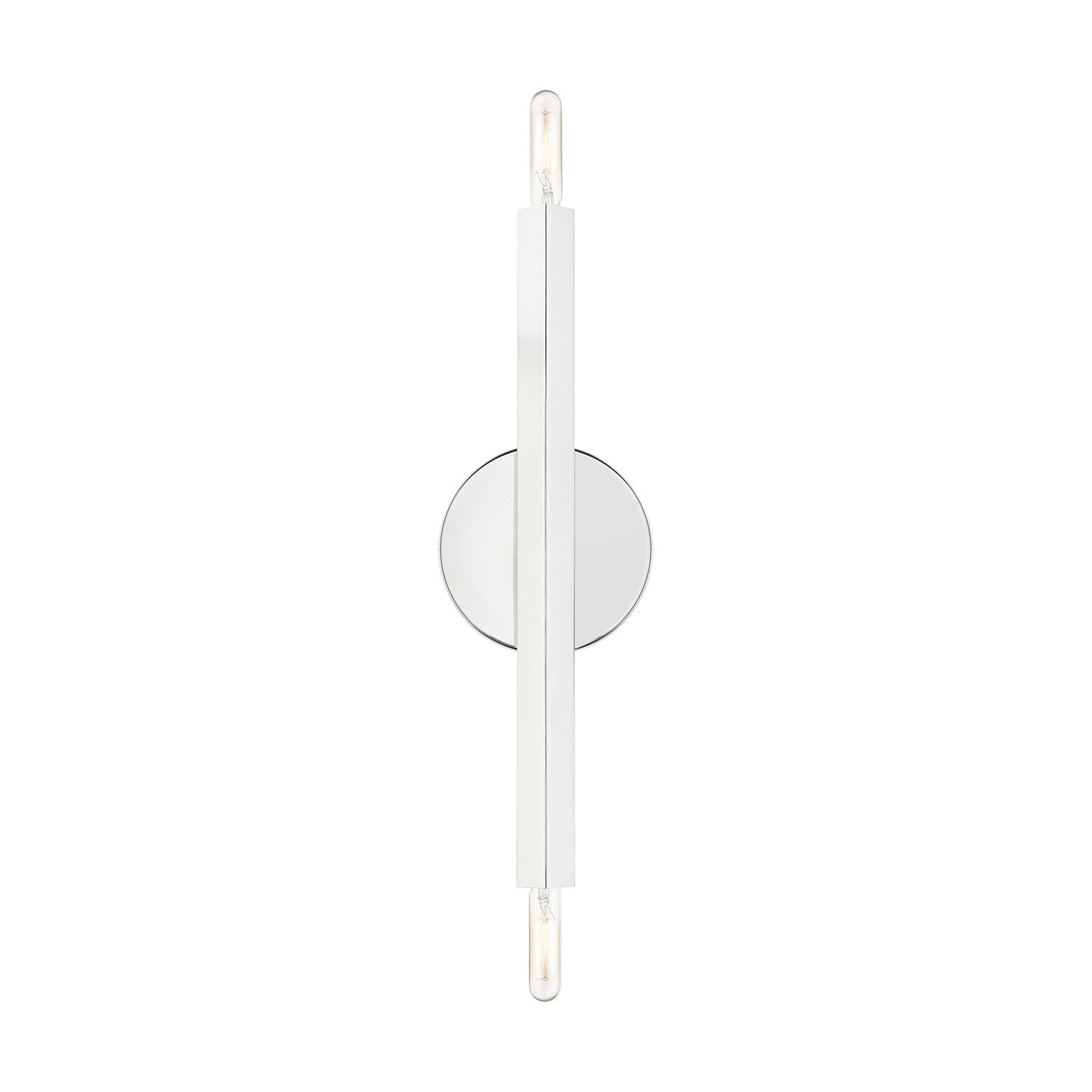 2 Light Polished Chrome Ada Sconce