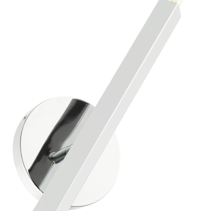 2 Light Polished Chrome Ada Sconce
