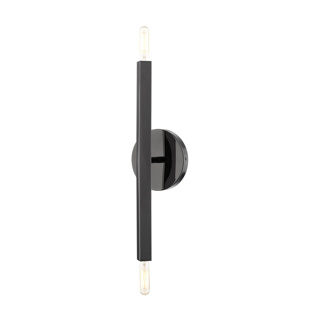 2 Light Black Chrome Ada Sconce by Livex Lighting
