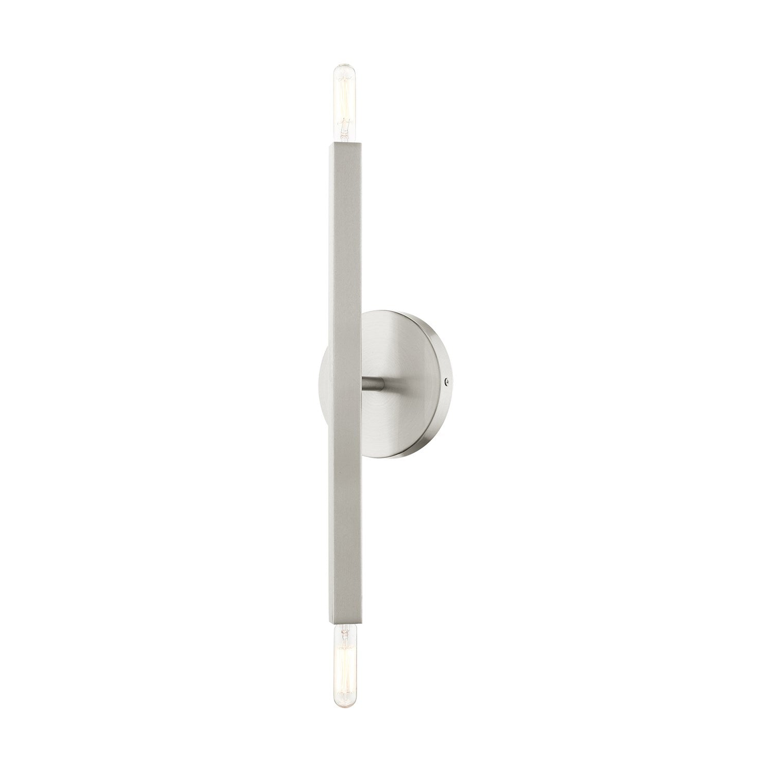 2 Light Brushed Nickel Ada Sconce by Livex Lighting