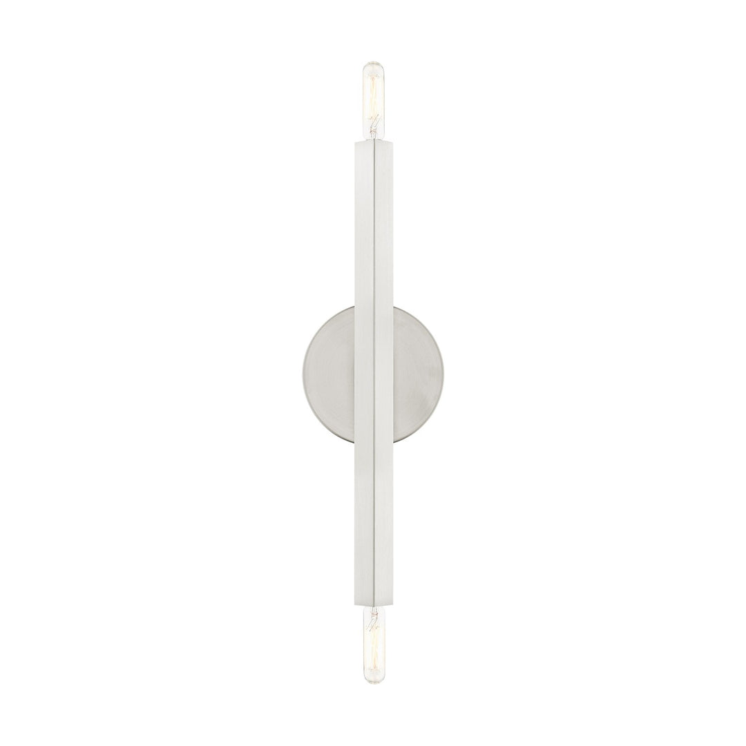2 Light Brushed Nickel Ada Sconce