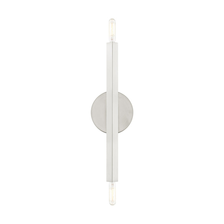 2 Light Brushed Nickel Ada Sconce