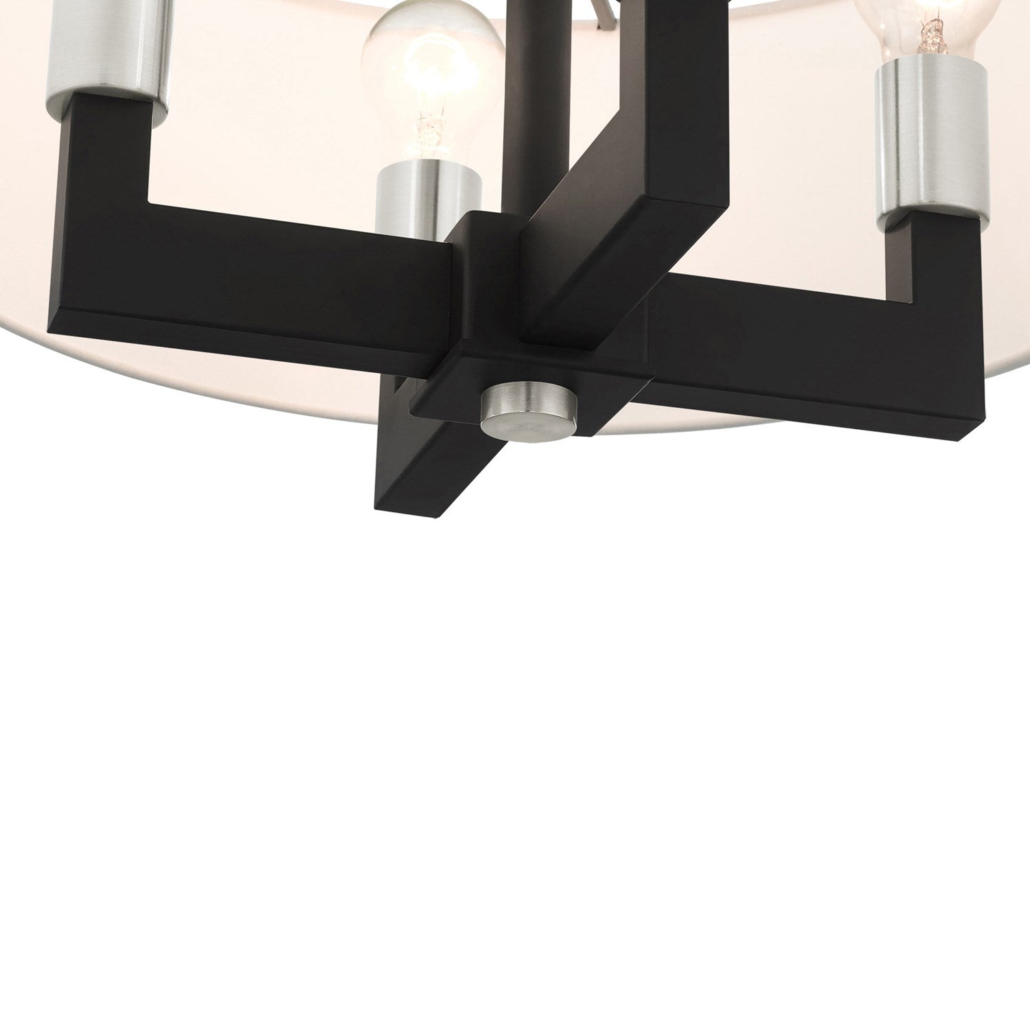4 Light Black Chandelier