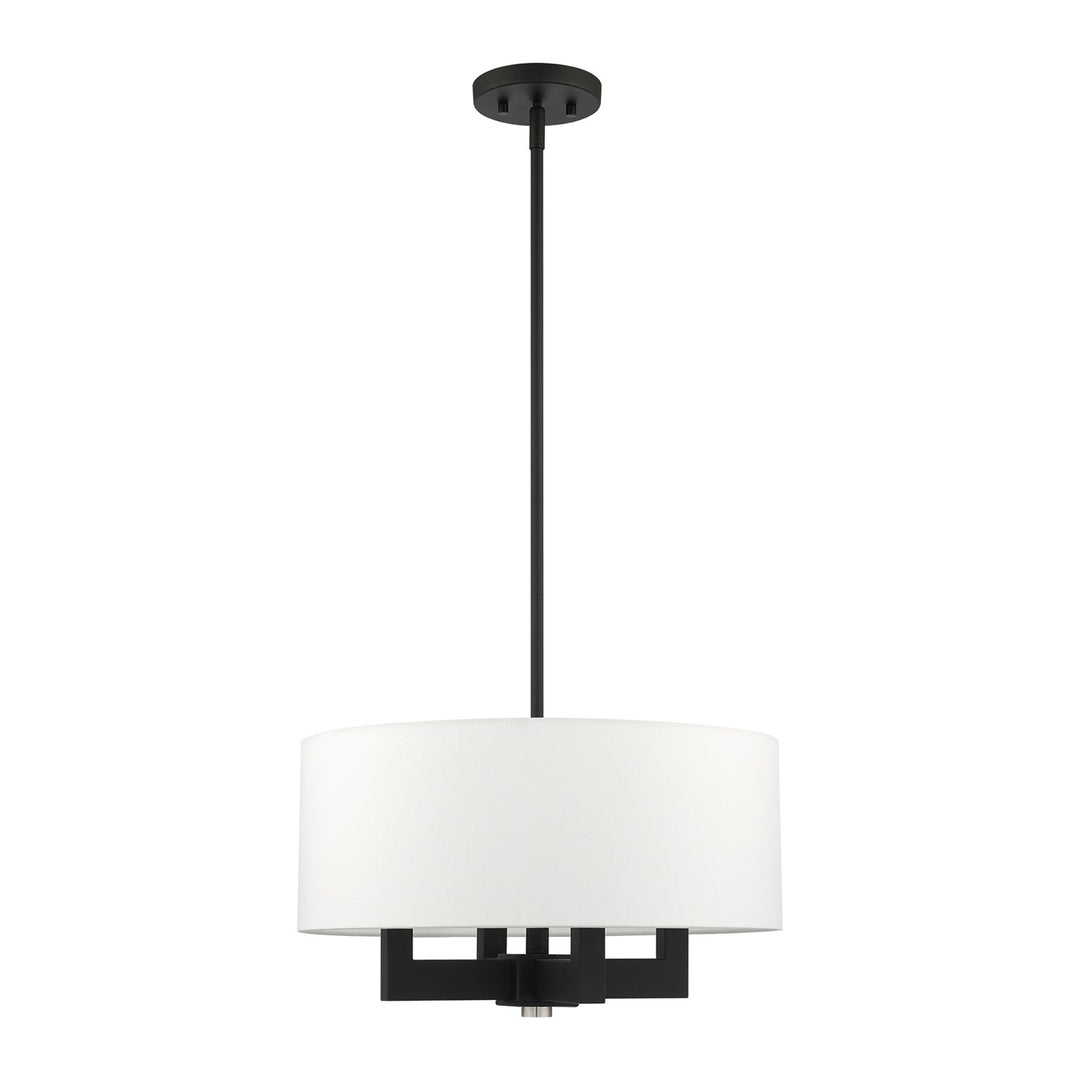 4 Light Black Chandelier
