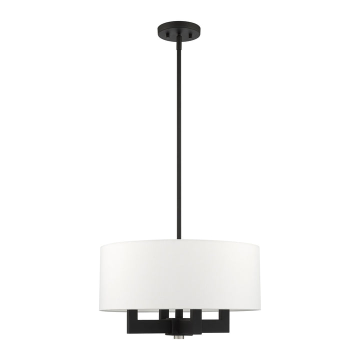 4 Light Black Chandelier