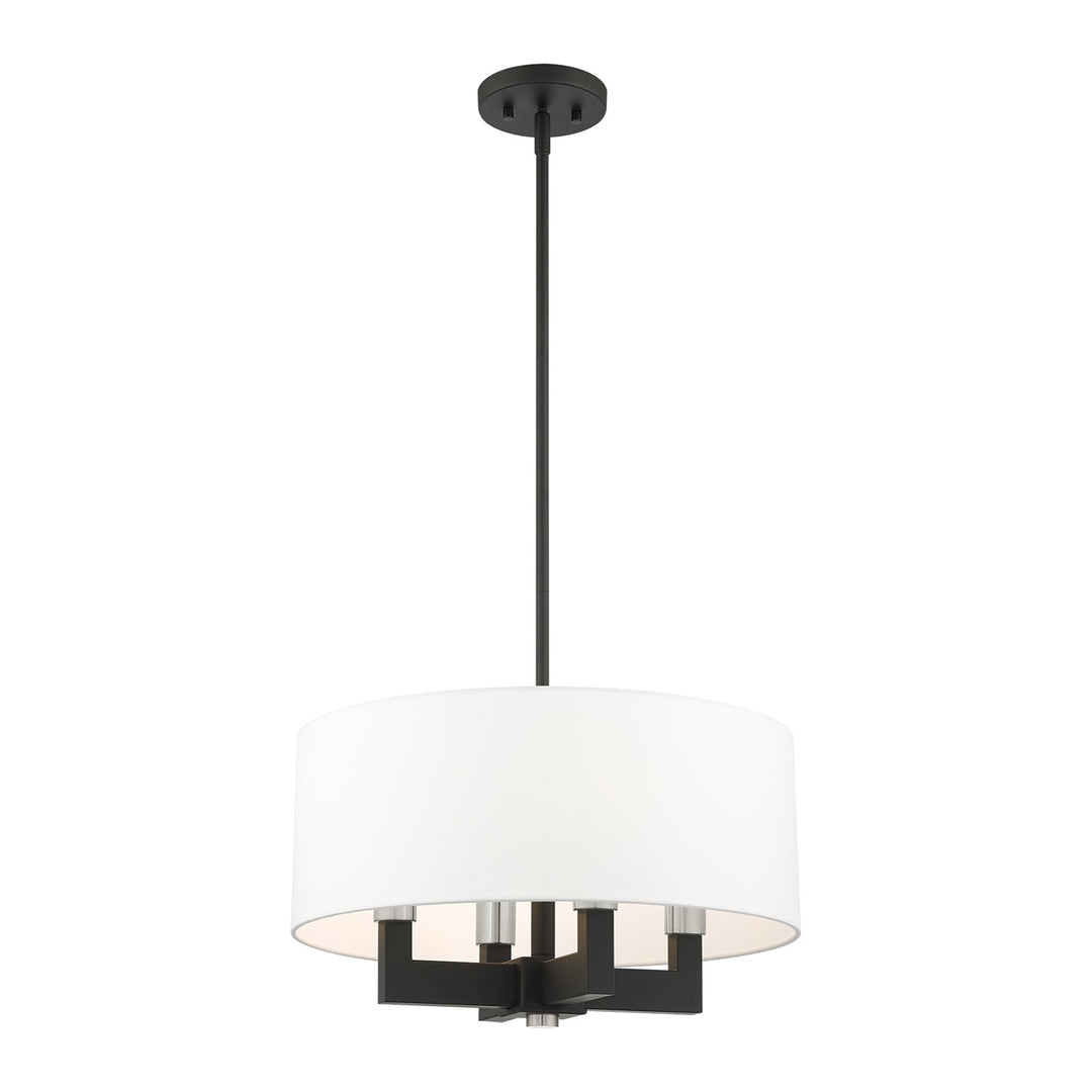 4 Light Black Chandelier